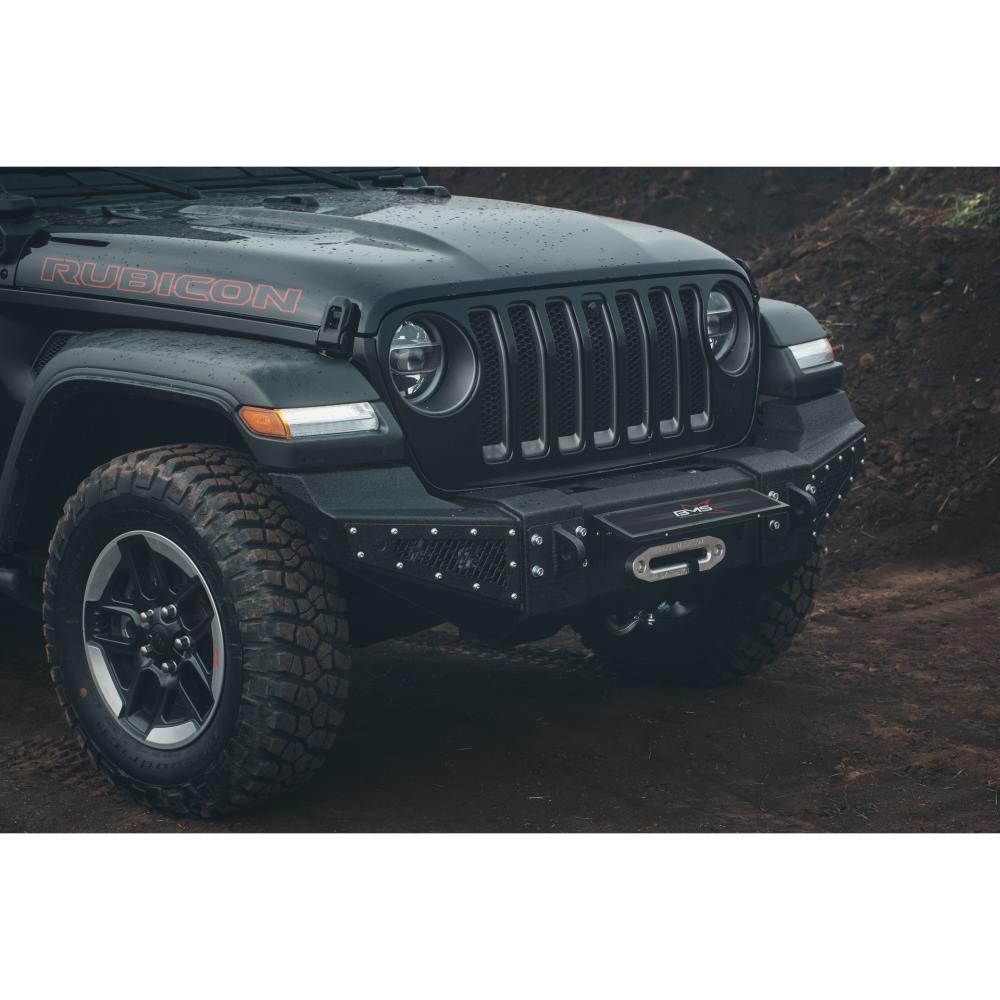 Бампер силовой передний BMS PRO-Line для Jeep Wrangler JL 2018-2020