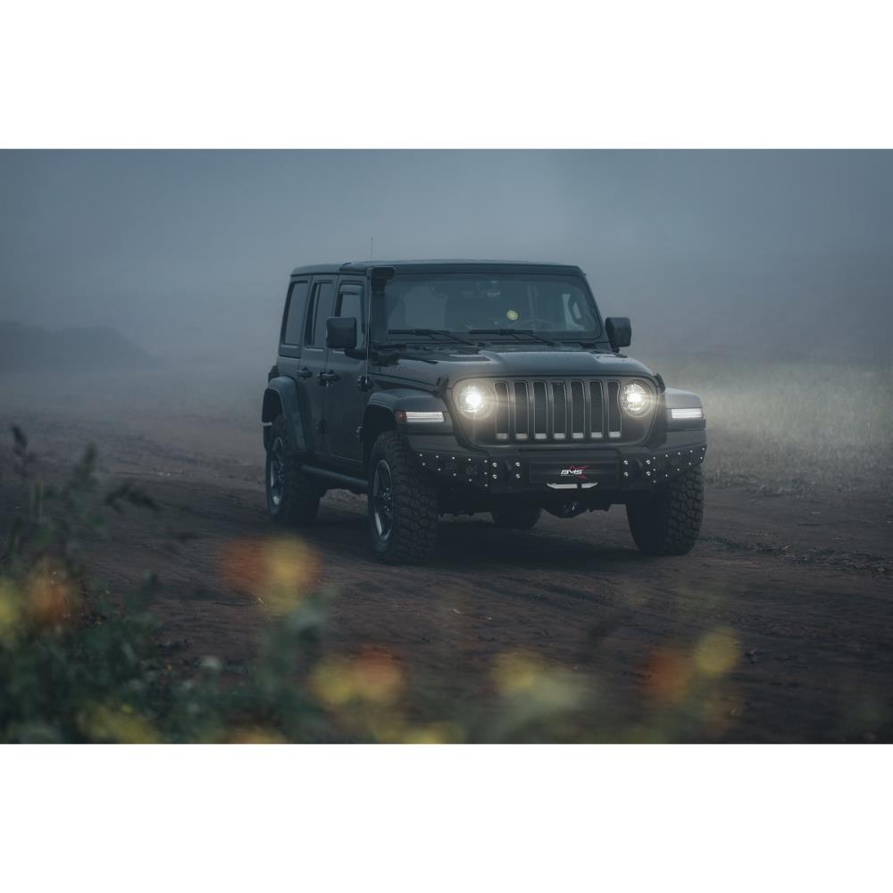 Бампер силовой передний BMS PRO-Line для Jeep Wrangler JL 2018-2020