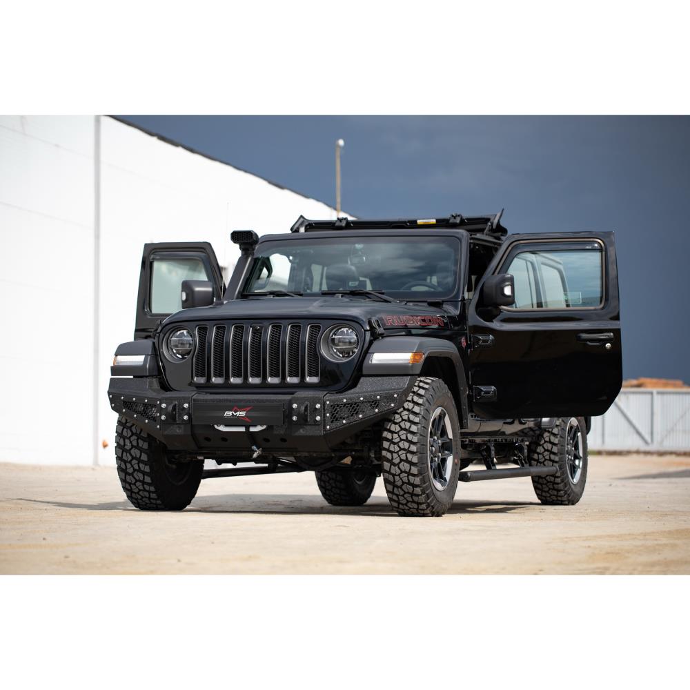 Бампер силовой передний BMS PRO-Line для Jeep Wrangler JL 2018-2020